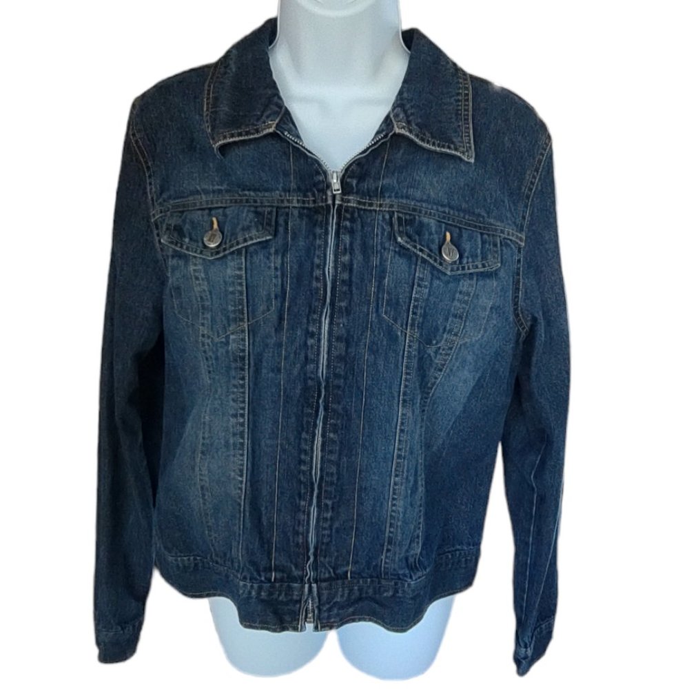NY Jeans New York and Company Jean Jacket Size M